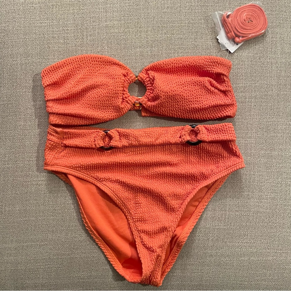 LAST DAY NWT High waisted bikini set